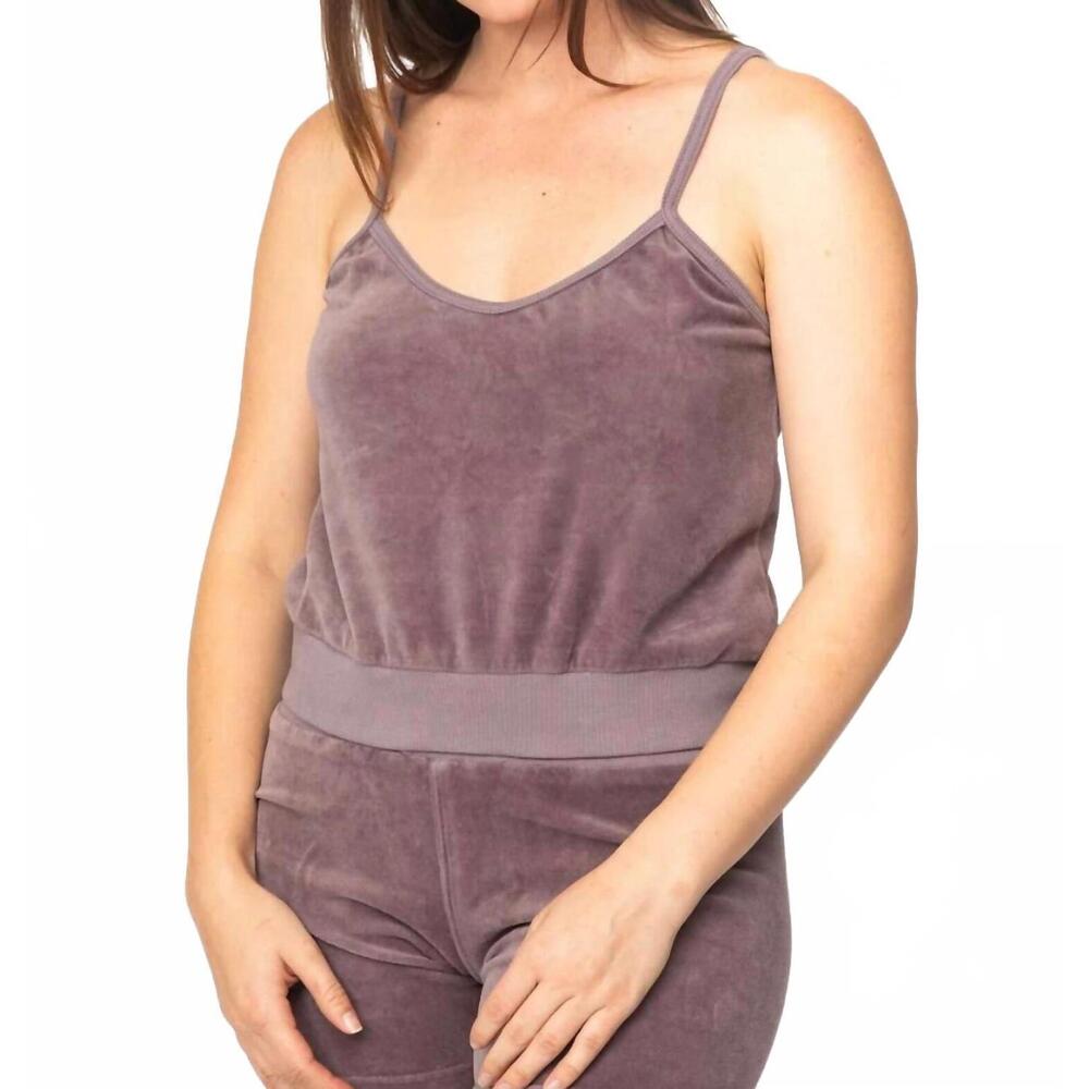 NEW CAMEO venice tank top in plum